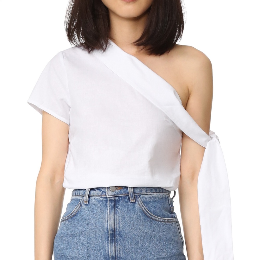 MLM LABEL Asymmetrical tie top